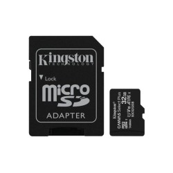SD MICRO 32GB CL10 UHS-I CON ADATT. 100MB/S LET.85MB/S SCRIT.KINGSTON