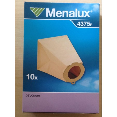 SACCHETTI ASPIRAPOLVERE MENALUX 4375P COMPATIBILE CON VARI MODELLI 10 PEZZI (COD 29280)  NUOVO