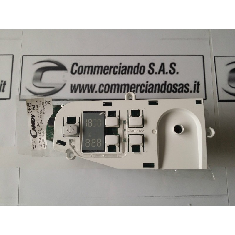 SCHEDA COMANDI COD. 46006048 PER LAVATRICE CANDY CTDF 1006/L-01 USATO VLX