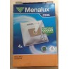 SACCHETTI ASPIRAPOLVERE MENALUX 2306P COMPATIBILE CON VARI MODELLI 4 PEZZI (COD 29412)  NUOVO