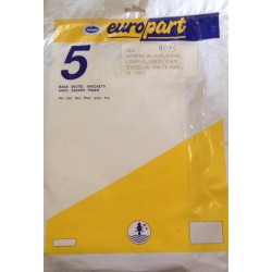 SACCHETTI ASPIRAPOLVERE EUROPART COMPATIBILE CON VARI MODELLI DI ASPIRAPOLVERE - 5 PEZZI (COD 9070)  NUOVO