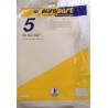 SACCHETTI ASPIRAPOLVERE EUROPART COMPATIBILE CON VARI MODELLI DI ASPIRAPOLVERE - 5 PEZZI (COD 9070)  NUOVO