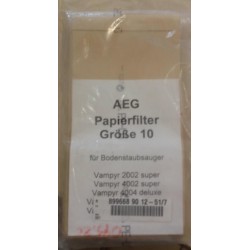SACCHETTI ASPIRAPOLVERE AEG COMPATIBILE CON VARI MODELLI (COD PE LD) 10 PEZZI NUOVO