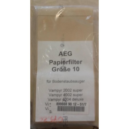 SACCHETTI ASPIRAPOLVERE AEG COMPATIBILE CON VARI MODELLI (COD PE LD) 10 PEZZI NUOVO
