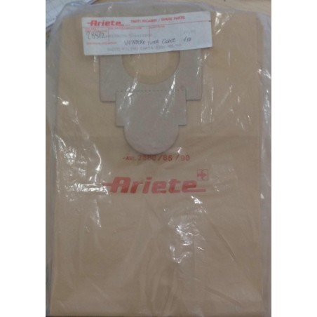 SACCHETTI ASPIRAPOLVERE ARIETE ORIGINALE ART-2380/85/90 (COD 28912) 9 PEZZI  NUOVO