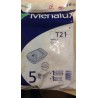 SACCHETTI ASPIRAPOLVERE MENALUX T21 COMPATIBILE CON VARI MODELLI DI ASPIRAPOLVERE (COD 09934) 5 PEZZI  NUOVO