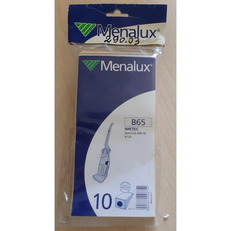 SACCHETTI ASPIRAPOLVERE MENALUX B65  (COD 290.03) 10 PEZZI  NUOVO