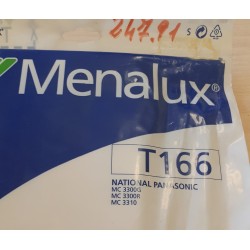 SACCHETTI ASPIRAPOLVERE MENALUX T166 COMPATIBILE CON VARI MODELLI DI ASPIRAPOLVERE (COD 247.91) 5 PEZZI  NUOVO