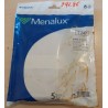 SACCHETTI ASPIRAPOLVERE MENALUX T247 COMPATIBILE CON VARI MODELLI DI ASPIRAPOLVERE (COD 291.86) 5 PEZZI  NUOVO