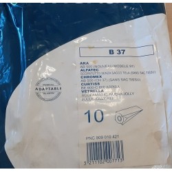 SACCHETTI ASPIRAPOLVERE MENALUX B37 COMPATIBILE CON VARI MODELLI DI ASPIRAPOLVERE (COD 189.86) 10 PEZZI  NUOVO