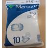 SACCHETTI ASPIRAPOLVERE MENALUX  T63  COMPATIBILE CON VARI MODELLI DI ASPIRAPOLVERE (COD 157.37) 10 PEZZI  NUOVO