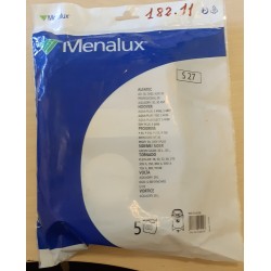 SACCHETTI ASPIRAPOLVERE MENALUX  S27  COMPATIBILE CON VARI MODELLI DI ASPIRAPOLVERE (COD 182.11) 5 PEZZI  NUOVO