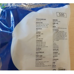 SACCHETTI ASPIRAPOLVERE MENALUX  S05  COMPATIBILE CON VARI MODELLI DI ASPIRAPOLVERE (COD 138.76) 5 PEZZI  NUOVO