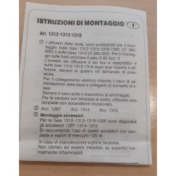 BASE PORTA LAMPADA  DISANO ILLUMINAZIONE  ACC.1310  NUOVO