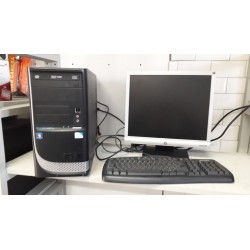 computer ACER PENTIUM DUAL CORE+monitor BENQ LCD +tastiera