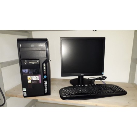 computer PACKARD BELL AMD 3,00 windows 7+monitor philips +tastiera