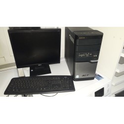 computer acer extensa dual core intel e2160+monitor acer+tastiera