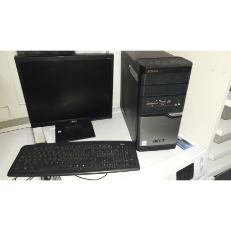 computer acer extensa dual core intel e2160+monitor acer+tastiera