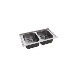 lavello WHIRLPOOL AMB814IX 2 vasche