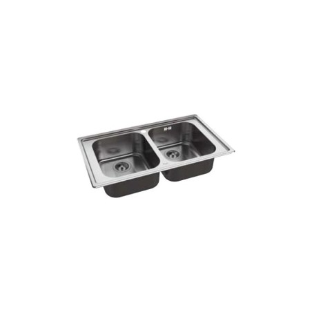 lavello WHIRLPOOL AMB814IX 2 vasche