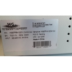 WG SS scatola di controllo wgsp 58-II(220v)