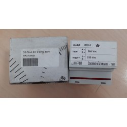 VOLTOMETRO  DIGITALE  MOD D70-3  WRD703500V INPUT 600 VAC  SUPPLY  230 VAC   NUOVO