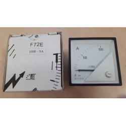Amperometro analogico da pannello  F72E  1000-5A    WRF72E10005A  NUOVO