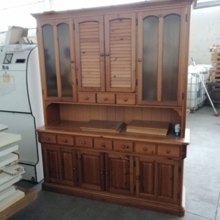 credenza in legno massello vintage