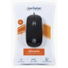 Mini Mouse Ottico USB Silhouette Cavo 1,2m Nero   NUOVO