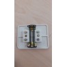 DOPPIA  PRESA BTICINO SERIE DOMINO  2X   PER SCATOLA ROTONDA  10A-250V  15A-125V  NUOVO