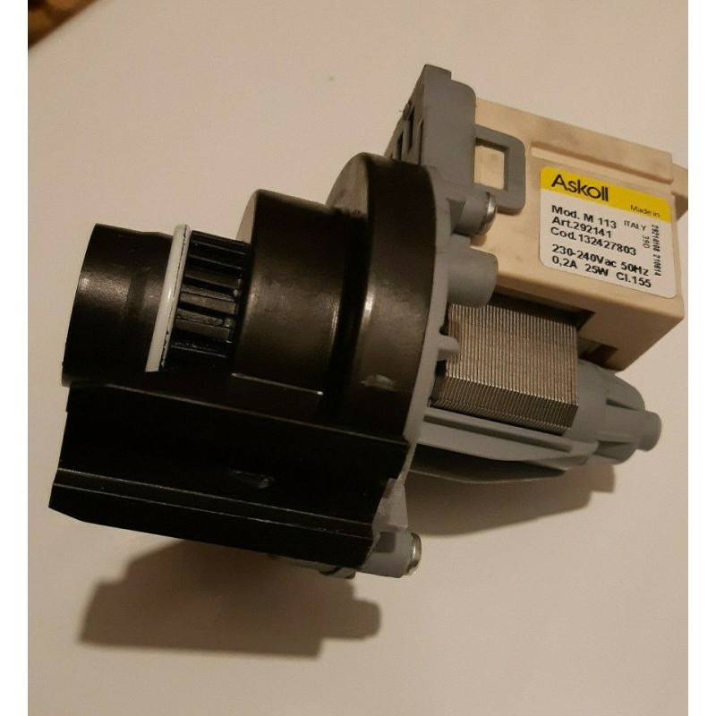 Pompa di scarico per lavatrice Electrolux  RWT106210W cod 132427803 mod M113 Art  292141 usato