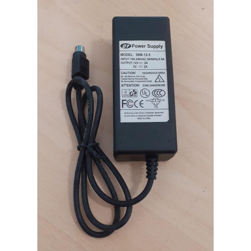 ALIMENTATORE POWER SUPPLY MOD 36W-12-5  USATO