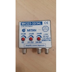 AMPLIFICAZIONE SEPARATA   MITAN  MK223-32/34L   COD 54336041  USATO