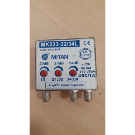 AMPLIFICAZIONE SEPARATA   MITAN  MK223-32/34L   COD 54336041  USATO