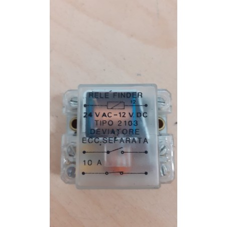 RELE'  FINDER TIPO 2103 DEVIATORE ECC SEPARATA  NUOVO
