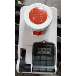 Presa Bticino interbloccata 3p+T 16A 380V rossa IP55 CBC316/53   USATO