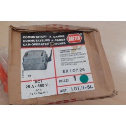 COMMUTATORE DI LINEA TRIPOLARE  BRETER 25A 660V ART 107.11+5L  NUOVO
