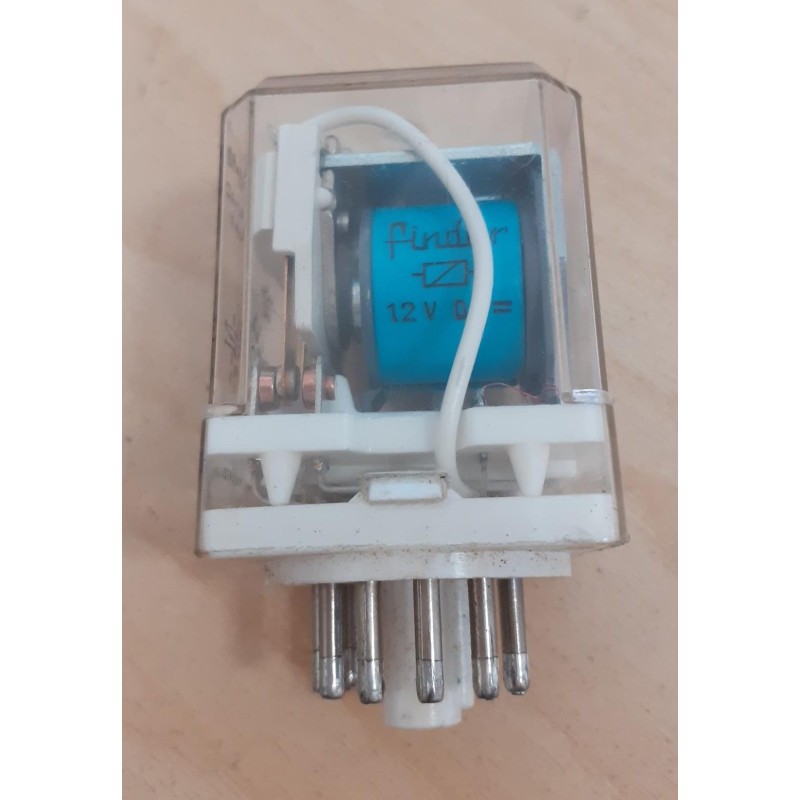 RELE' FINDER TYPE 6013-10 10A 250V AC 1,5 KVA MAX 12VDC  11 PIN  NUOVO
