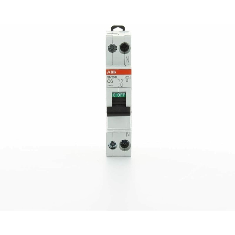INTERRUTTORE MAGNETOTERMICO ABB  SN201L C6 /  2CSS245101R0064   230V  USATO
