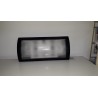 prisma plafoniera 2x40w rettangolare nera serie FOLIO