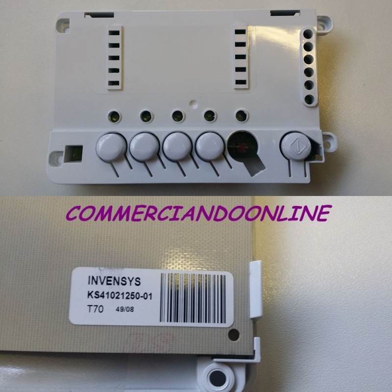 SCHEDA COMANDI COD. KS41021250-01 PER LAVATRICE CANDY CTG 1056/1-01 USATO