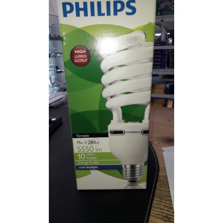 Philips Tornado High Lumen 75W E40 6500k,10000 h classe A