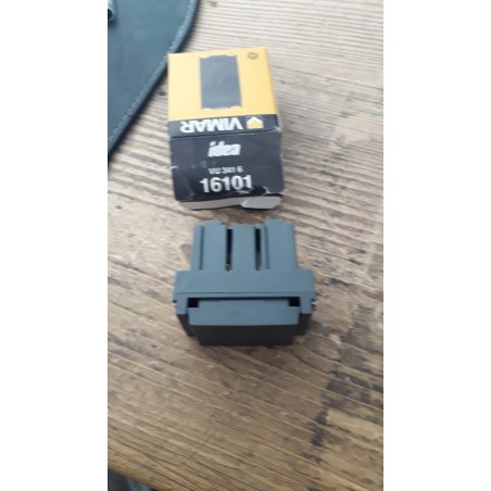 VIMAR Pulsante 1P NO 16A grigio  16101