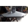 TECNOWIND Cappa Cucina Aspirante ad Angolo Larghezza 100 cm Profondità 100 cm colore Acciaio