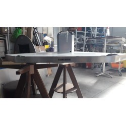 TECNOWIND Cappa Cucina Aspirante ad Angolo Larghezza 100 cm Profondità 100 cm colore Acciaio
