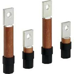 Bticino M7151/P - Set di 8 attacchi posteriori in piatto per M160-250 - 4P (orientabili a 45 gradi)