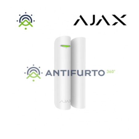 Contatto Magnetico Wireless AJAX per porte e finestre Bianco AJ-DOORPROTECT-