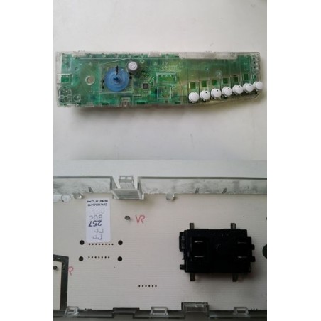 SCHEDA COMANDI LED 461971083602 PER LAVATRICE WHIRLPOOL AWM 7080   usato
