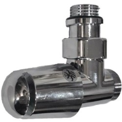Brem Valvola Ton a Squadra finitura Cromo misure 1/2"x 24/19 codice B623 CROMO Attacco intercambiabile