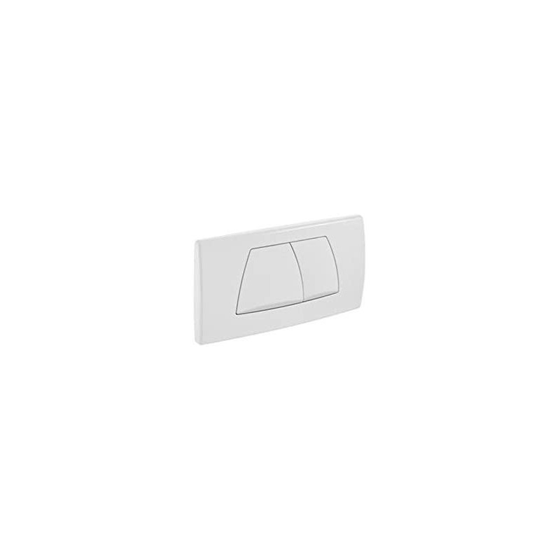 GEBERIT serie 115.888.11.1 Placca bianca per cassetta incasso Twinline 2 pulsanti